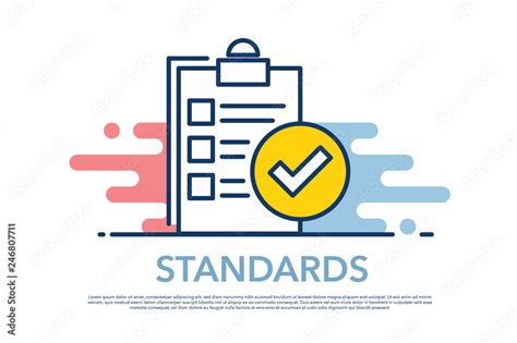 Standards Icon Concept Stock Vector Adobe Stock