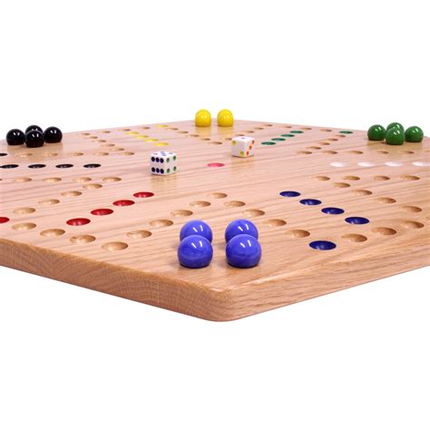 Double Sided Aggravation Board Game Solid Oak Wood With Etsy