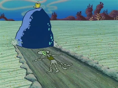 Spongebob Flattens Squidward Blank Template Imgflip