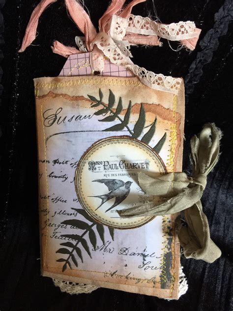 Journal Pocketbook Style Romantic French Shabby Chic Style Etsy