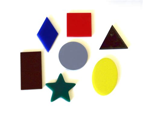 Basic Geometric Shapes Acrylic Set Of 7 Epicycle Designs