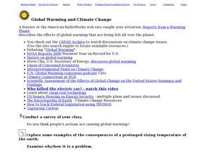 Who is to blame for the disaster? Global Warming and Climate Change Lesson Plan for ...