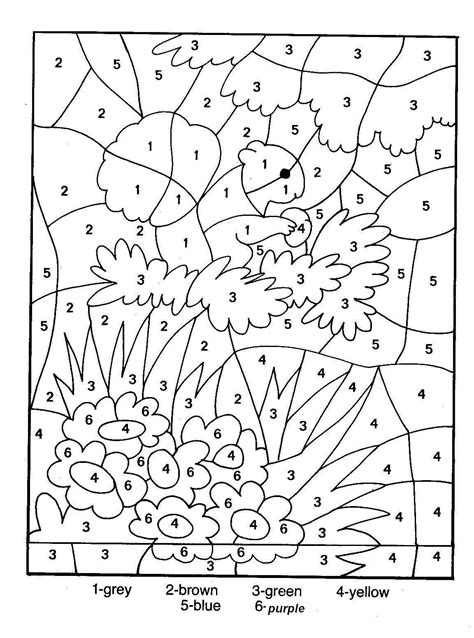 Color by number coloring sheets coloring pages for adults. Printable Color by Number for Adults | Color By Number ...