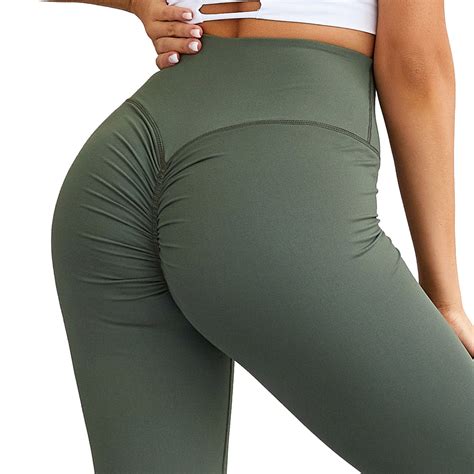 Fittoo Fittoo Activewear Yoga Leggings Women Sexy Ruched Butt High