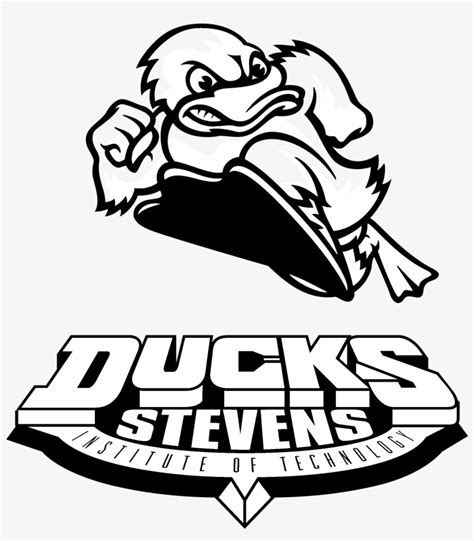 Oregon Ducks Black And White Logo Logo Ducks 2400x2400 Png Download