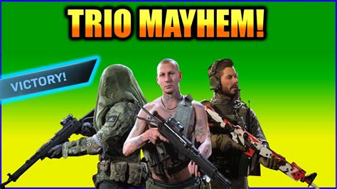 Warzone Trio Mayhem Call Of Duty Warzone Youtube