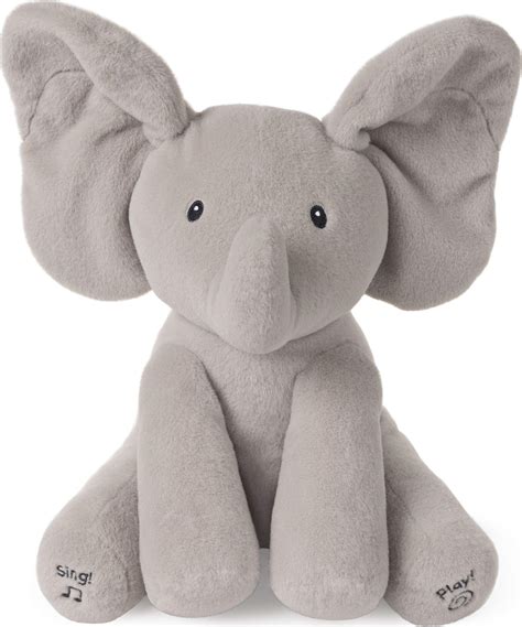 Gund Baby Animated Flappy The Elephant Stuffed Animal Plush Gray 12