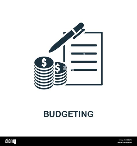 Budgeting Creative Icon Simple Element Illustration Budgeting Concept
