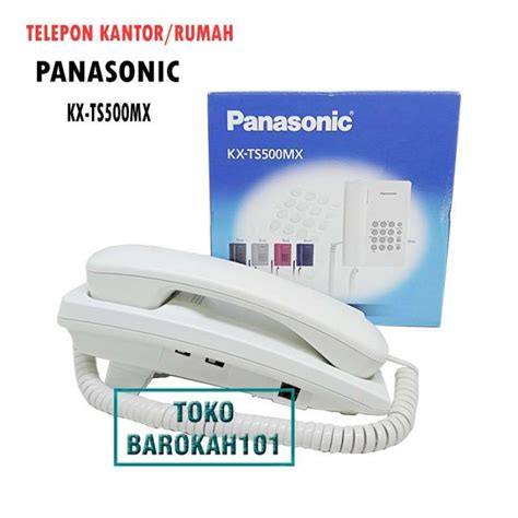 Promo Telephone Single Line Panasonic Kx Ts500mx Telepon Kantor