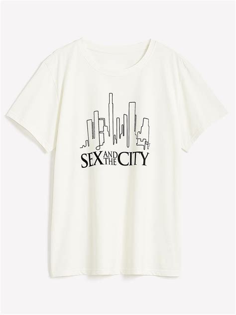 Short Sleeve Tee With Sex And The City Print Penningtons