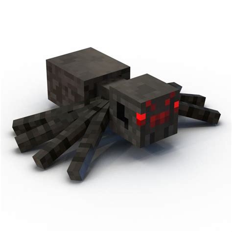 3d Minecraft Spider 3d Molier International