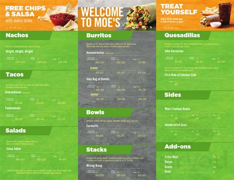 Check out the full menu for moe's. Moe's Southwest Grill menu in Bristol, Connecticut, USA