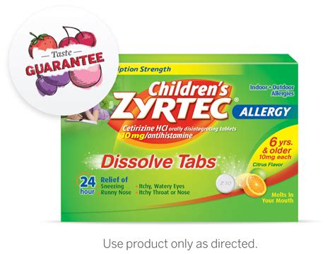 zyrtec® dosage and samples johnson and johnson pediatrics