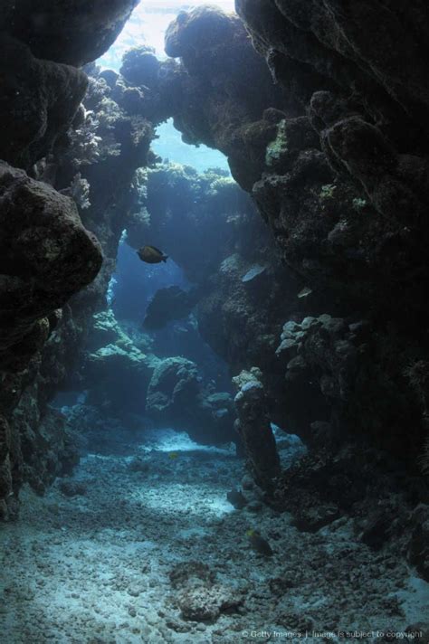 Image Detail For Sunbeams Tthrough Holes In Underwater Caves Red Sea