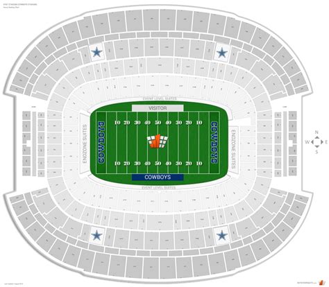 Boost your attendance, encourage your participants, and pamper your donors. Ideas: Dallas Cowboy Stadium Seating Chart With ...