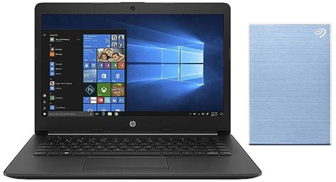 Hp 14 Core I3 7th Gen 14 Inch Thin And Light Laptop Seagate Backup Plus Slim 2 Tb External Hard