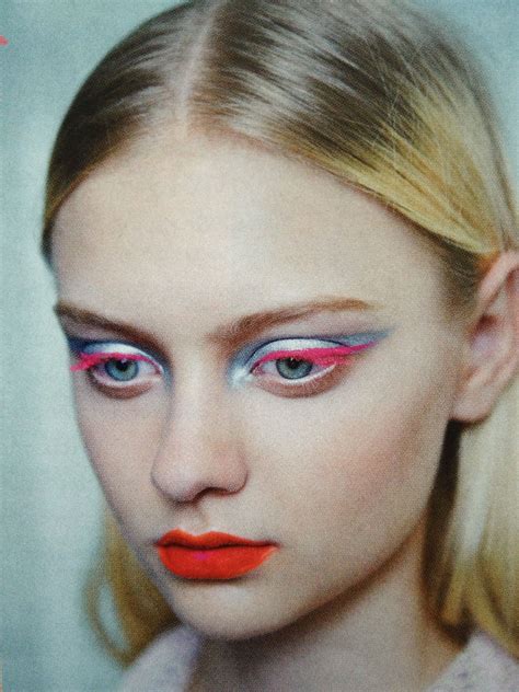 Christian Dior Couture Makeup Futuristic Makeup Catwalk Makeup