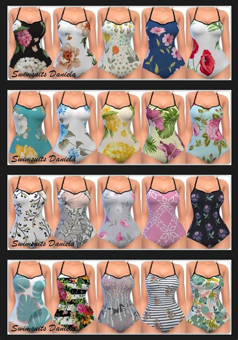 Summer 2017 Swimsuits Collection At Annetts Sims 4 Welt Sims 4 Updates