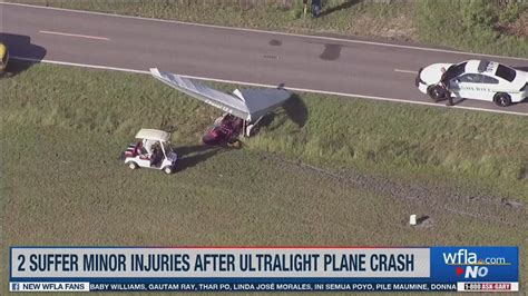 2 Suffer Minor Injuries After Ultralight Plane Crash In Mulberry Youtube