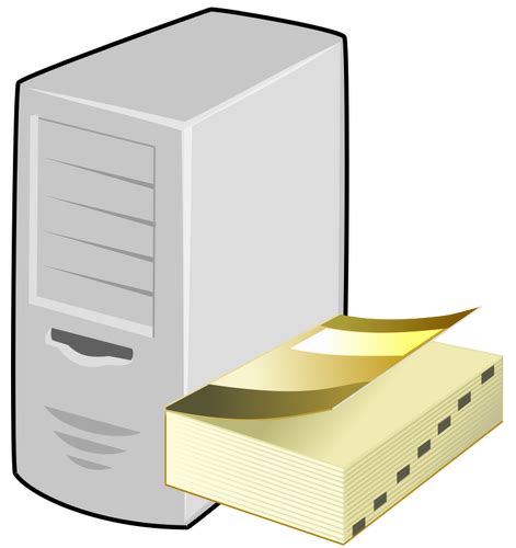 Directory Server Public Domain Vectors