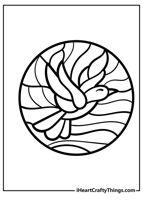 Coloring Pages Stained Glass Patterns