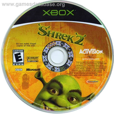 Shrek 2 Microsoft Xbox Games Database