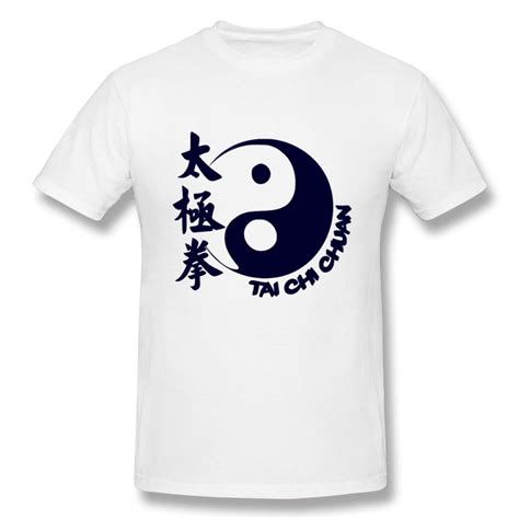 Male Tai Chi Chuan T Shirt Unique Design Camiseta Chinese