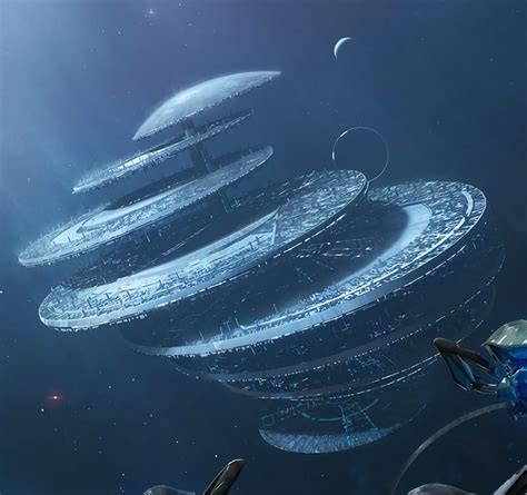 The Astonishing Size Of Halo Forerunner Structures Sci Fi Concept Art