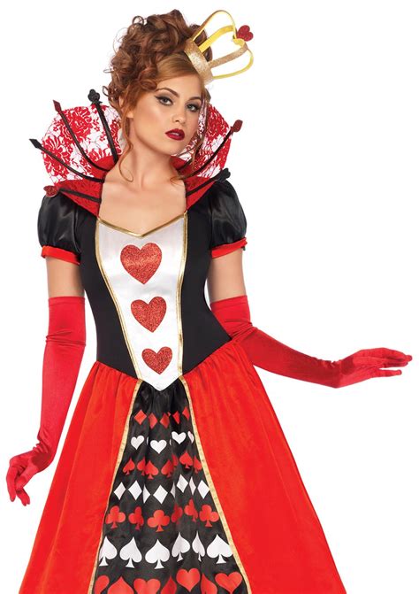 Leg Avenue Womens Wonderland Queen Of Hearts Halloween Costume