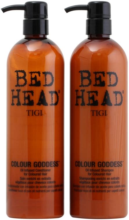 Tigi Bed Head Colour Goddess Sh 750ml Cond 750ml Set Makeup It