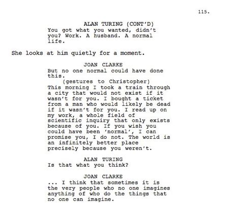The Toughest Scene I Wrote Graham Moore The Imitation Game By