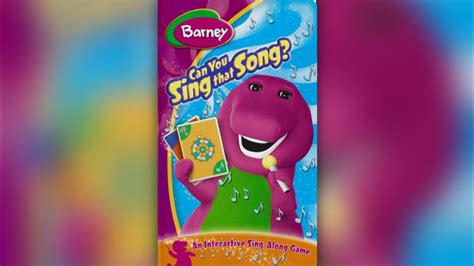 Barney Can You Sing That Song 2005 2005 Vhs Youtube