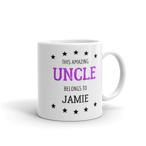 Aunt Or Uncle Mug This Awesome Auntie Uncle Belongs Etsy Uk