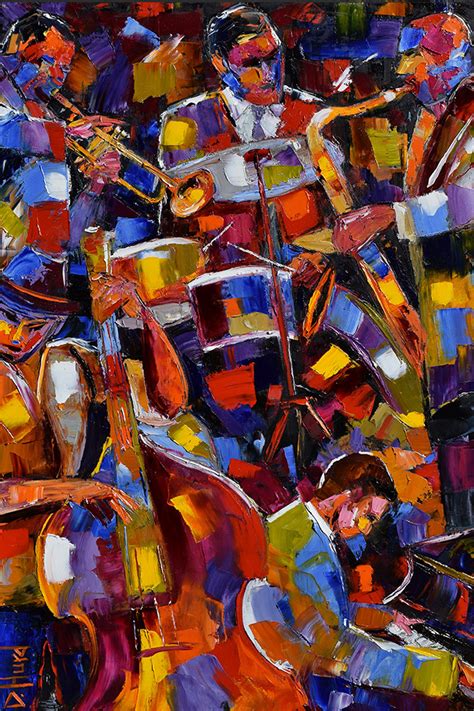 Debra Hurd Original Paintings And Jazz Art Abstract Jazz Painting