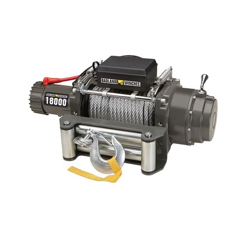 18000 Lb Electric Winch With Automatic Load Holding Brake Badland