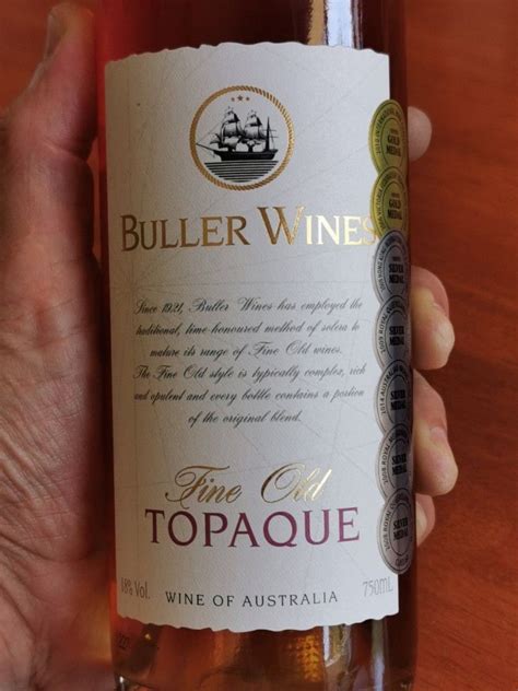 Nv Andrew Buller Wines Tokay Fine Old Topaque Australia Victoria