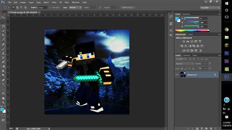 Tutorial How To Make Minecraft Profile Picture With Photoshop And
