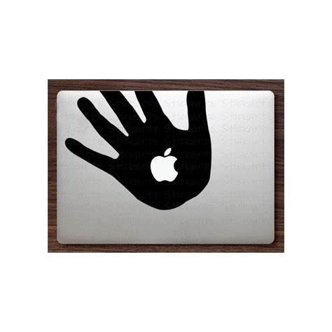 Hand Power Macbook Apple Sticker