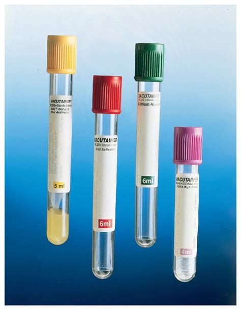 Bdvacutainer Plastic Blood Collection Tubes With K2edta Tube Stopper