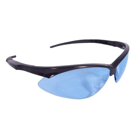 radians safety glasses wraparound light blue polycarbonate lens scratch resistant 12pk ap1 b