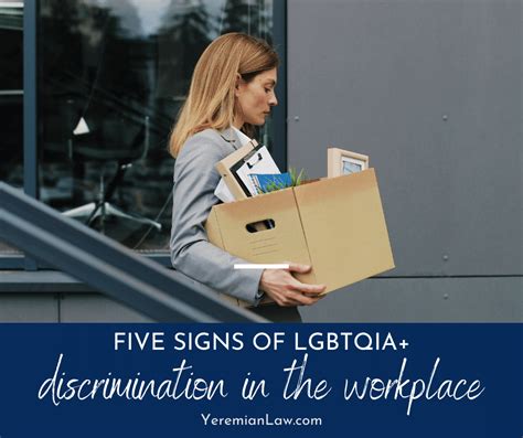 5 Signs Of Sexual Orientation Discrimination In The Workplace Yeremian Law