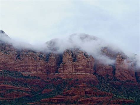 Foggy Day In Sedona By Vjgale