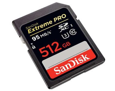 Worlds Biggest Sd Card By Sandisk Has A Capacity Of 512 G