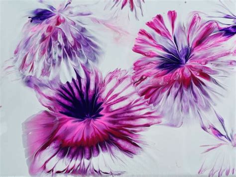 232 How To Paint Flowers With The Balloonglove Acrylic Pour By