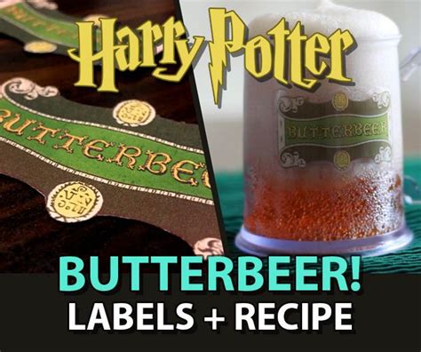 Posted by karencookiejar — august 1, 2012 in printables. Butterbeer Labels + Recipe | Butterbeer, Food labels, Harry potter diy
