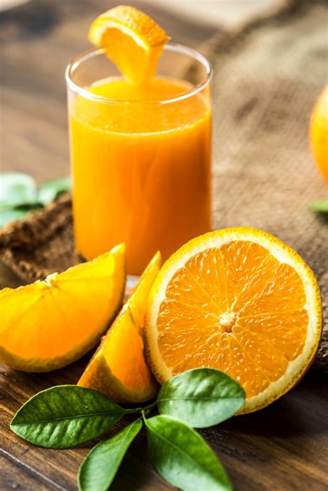 Free Photo Freshly Squeezed Organic Orange Juice