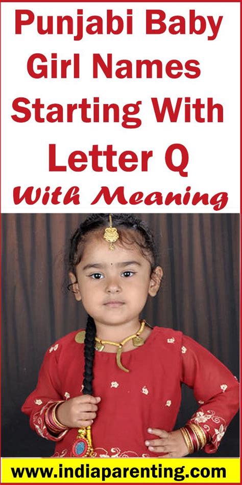 Punjabi Baby Girl Names Starting With Letter Q with Meaning | Indian baby girl names, Cute baby ...