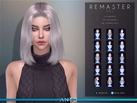 Anto Hello Everybody December Arrived And With It Sims Hair