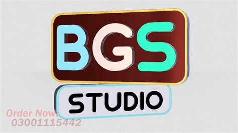 Bgs Studio Of Sargodha 3d Logo Animation In After Effect Hadi Gfx