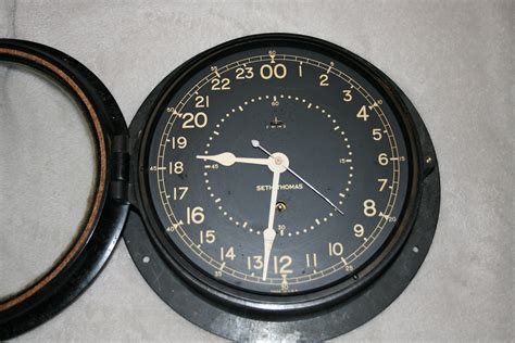 Seth Thomas 24 Hour Military Clock Collectors Weekly